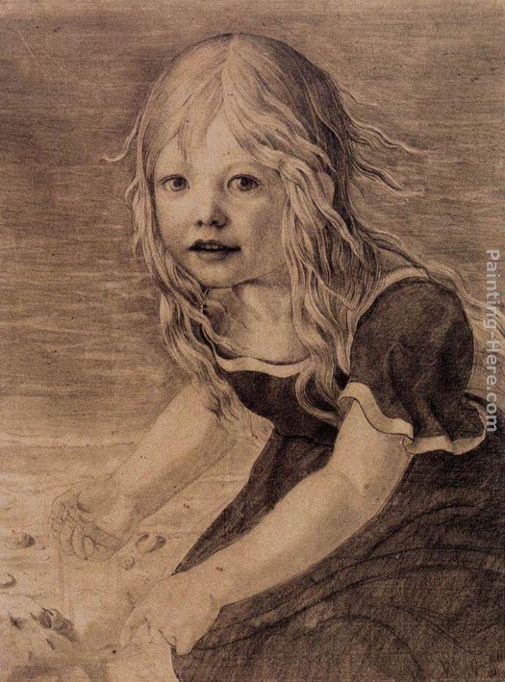Karl Friedrich Schinkel Portrait of the Artist's Daughter, Marie